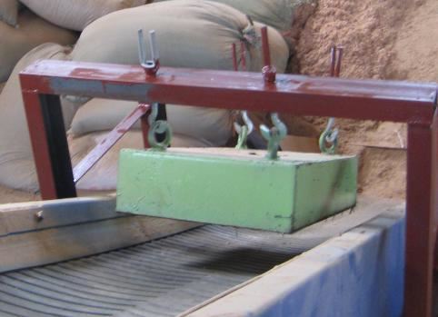 wood hammer mill magnet