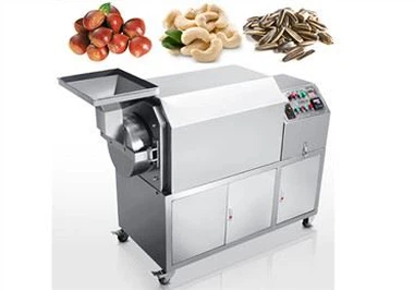 Automatiske nøtter Cashew peanøttfrø Kastanje stekemaskin med elektrisk eller gass